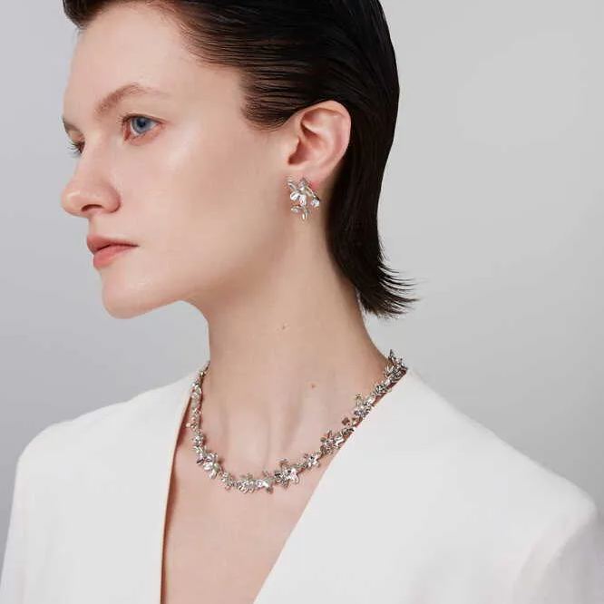 Ammi Collecton Bifloral Drop Earrings