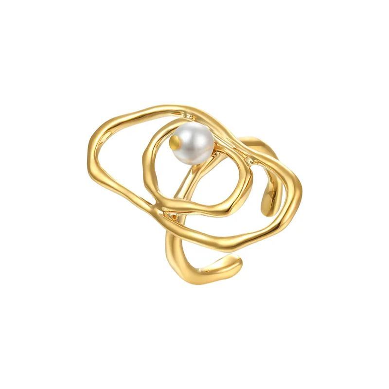 Growth Ring Collection Dual Ring Open Ring