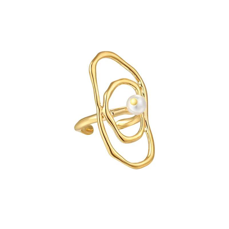 Growth Ring Collection Dual Ring Open Ring