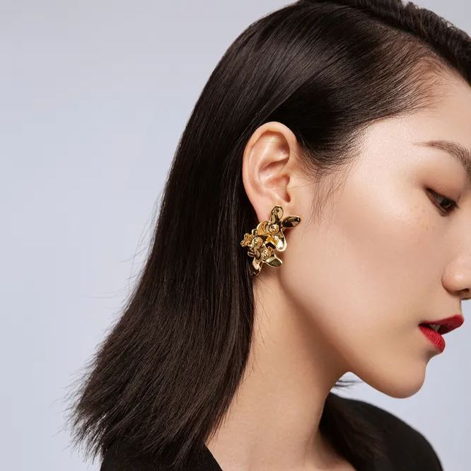 Hydrangea Collection Bifloral Earrings