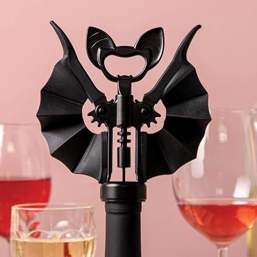 2-in-1 Wine & Beer Opener, Corkscrew & Bottle Opener - Goth Wine Accessories & Gifts for Wine Lovers