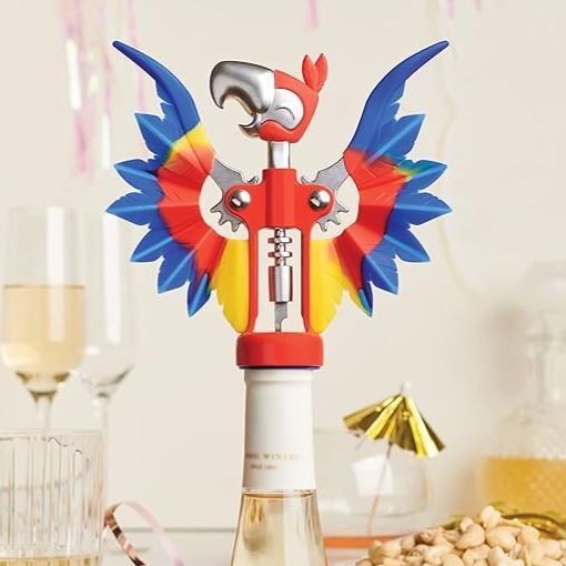 2-in-1 Wine & Beer Opener, Corkscrew & Bottle Opener - Goth Wine Accessories & Gifts for Wine Lovers