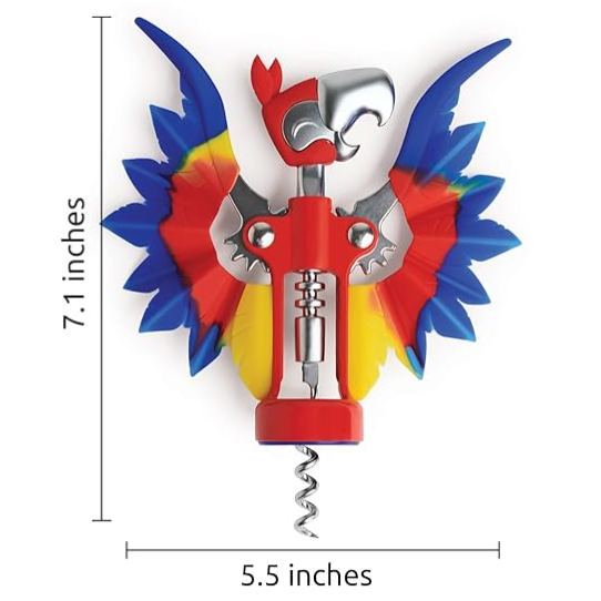 2-in-1 Wine & Beer Opener, Corkscrew & Bottle Opener - Goth Wine Accessories & Gifts for Wine Lovers