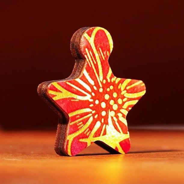 Christmas Tree Shaped Puzzle with Flowers | Unique 3D Jigsaw with Festive Christmas Elements and Gold Foil Details, Perfect Holiday Gift