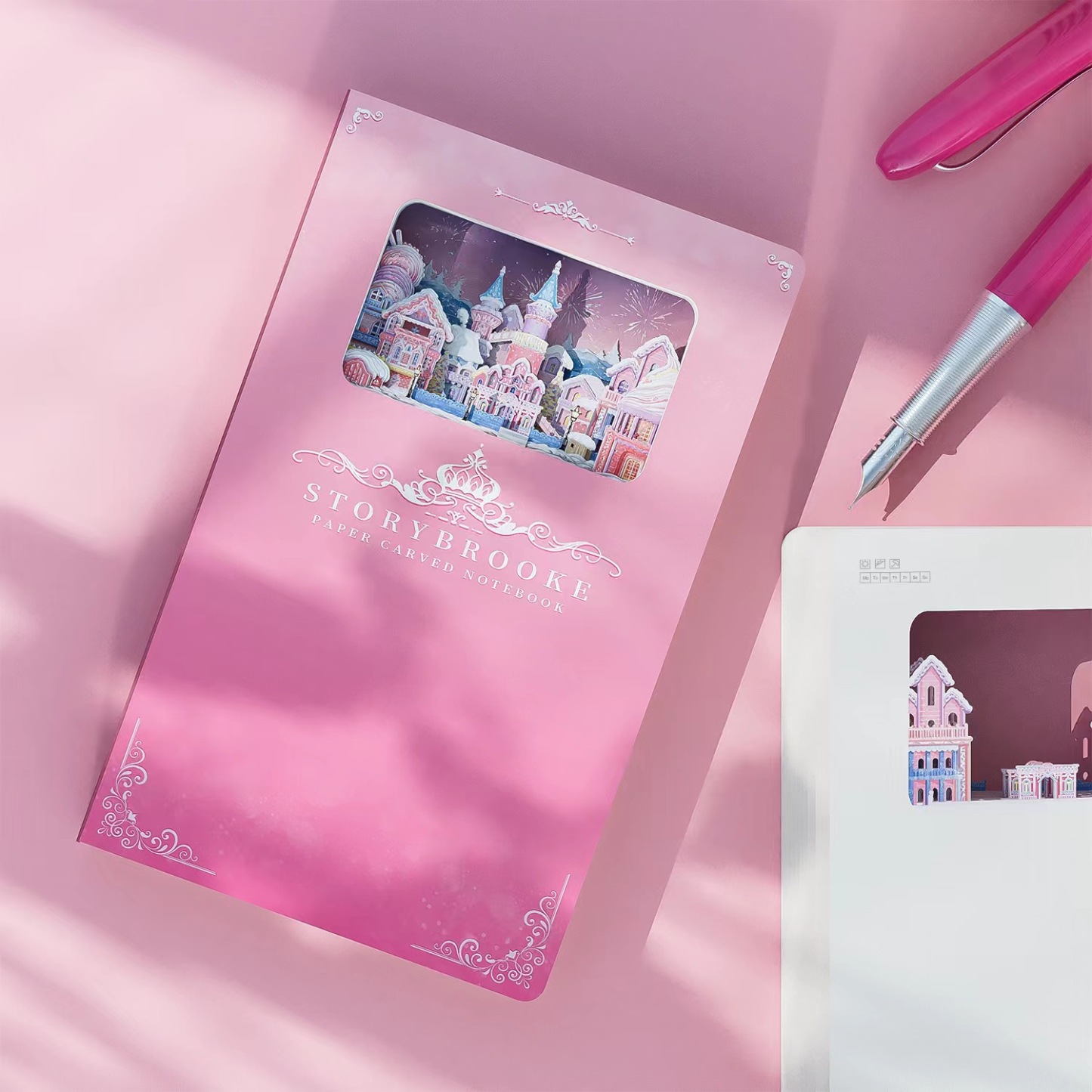 Christmas 3D Paper Carving Diary | Creative Holiday Notebook & Stationery Gift Idea