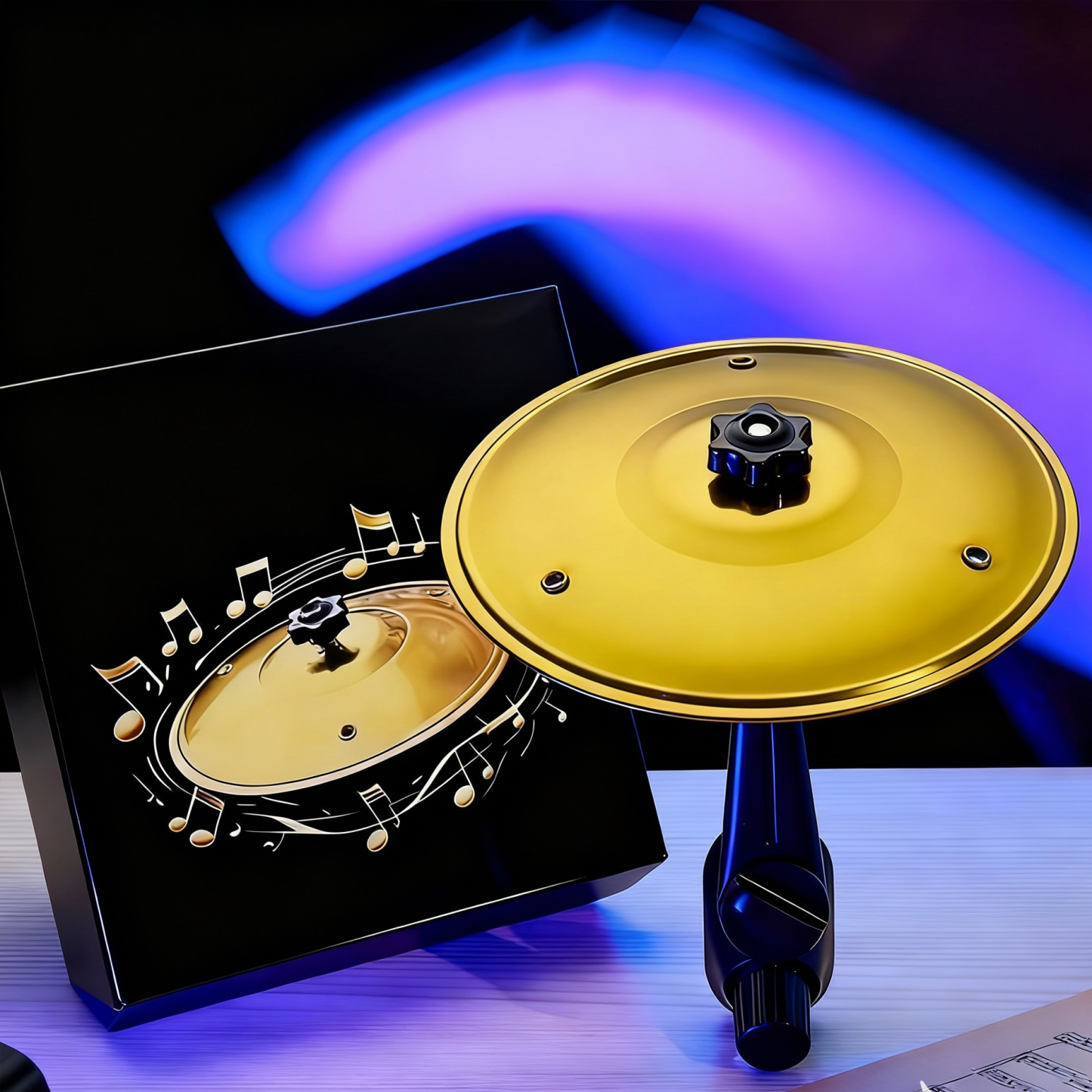 Mini Drum Cymbal Car Air Vent Clip | Funny Crash Cymbal Car Decor for Drummers, Music Lovers & Musicians Gift