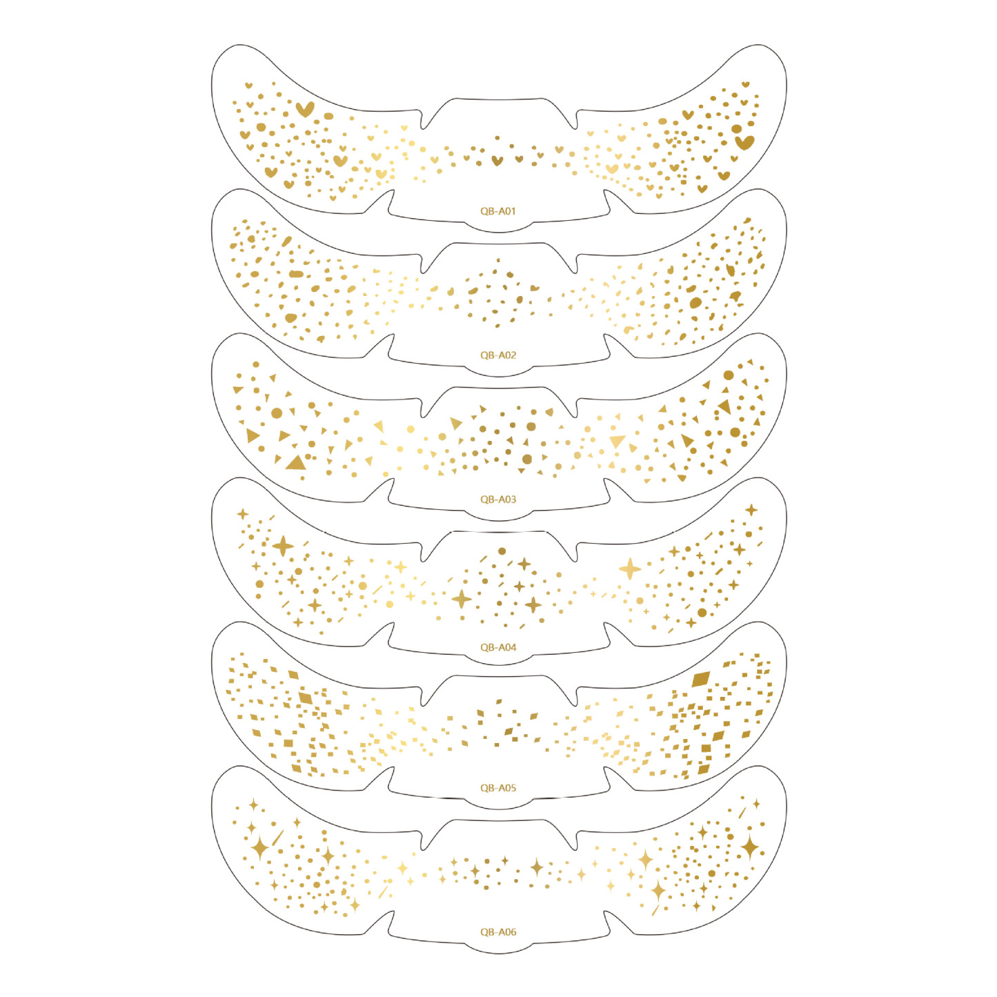 6 Sheets Sparkle Freckles Stickers, Rainbow Heart Star Pattern Waterproof Temporary Tattoo Decals for Party Holiday Daily Makeup Decoration