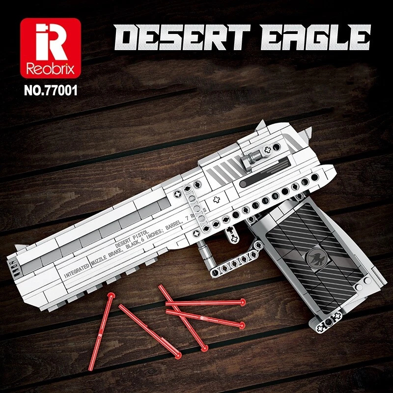 Building Block Gun for Adults, 1: 1 AKM-47 Model Gun That Shoot Rubber Band Educational Toys DIY Assembling Building Toys Set for Boys Age 14+, Collectible Gift for Military Weapon Toy Lovers,1166Pcs