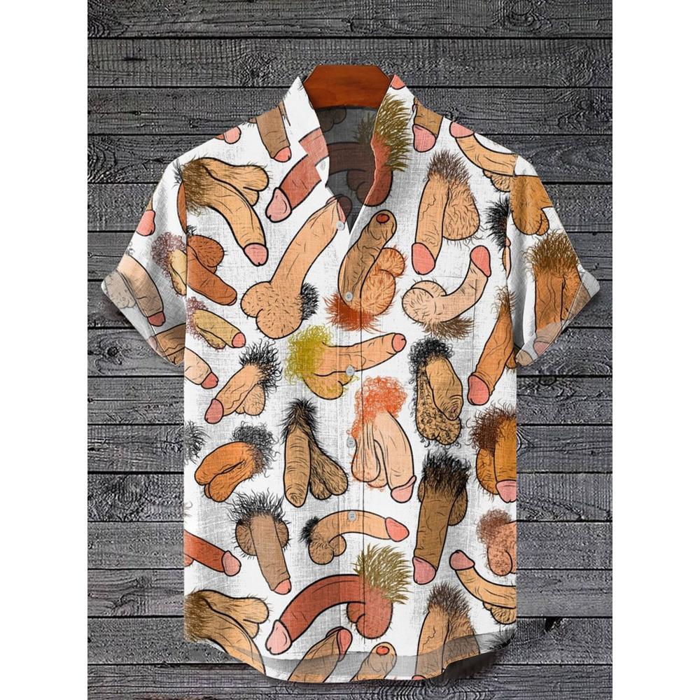 LGBT Pride Graphic Tee From Size S to 5XL Bold Hairy Art Print, Soft Cotton Casual Shirt