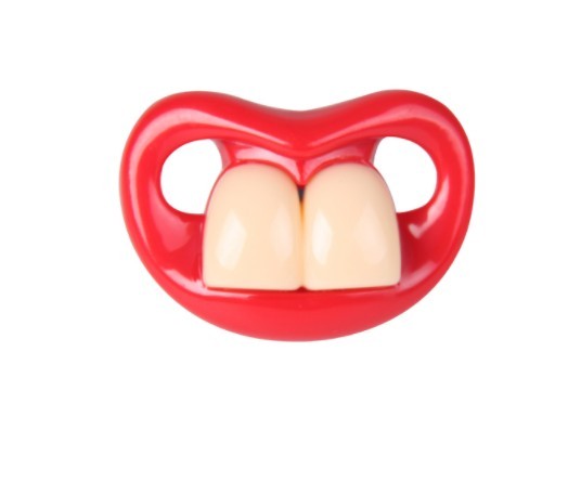 1 Pcs Dog Toy Pet Funny Pacifier Teddy Bichon Schnauzer Bulldog Red Lips Funny