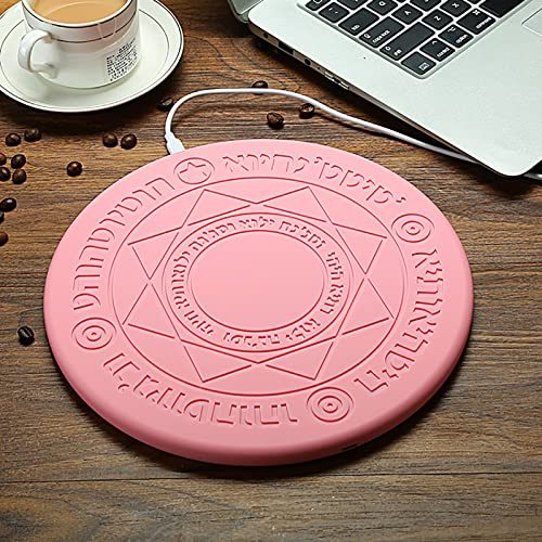 Magical Girl Sound and Light Wireless Charger, For Cell Phones with Qi Certification, Intelligent Recognition of Objects, 10 W Fast Charging,Brown & Pink