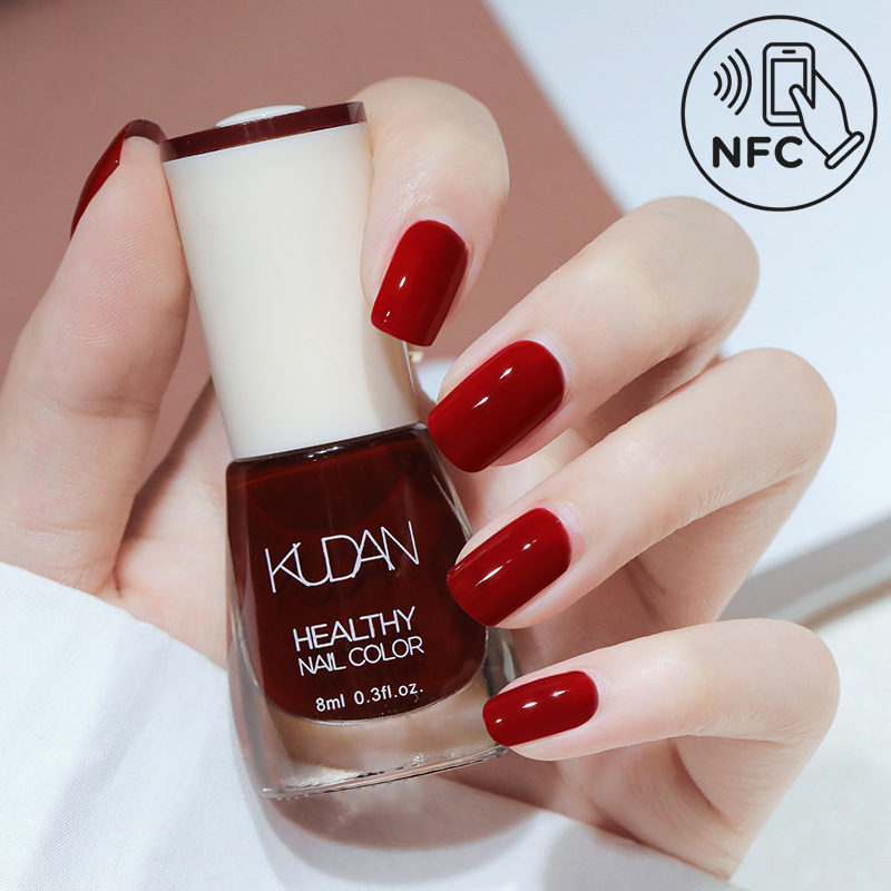 NFC Smart Nail Polish 20 Colors + Music-Linked Nail Stickers Tap to Play, Scan to Express