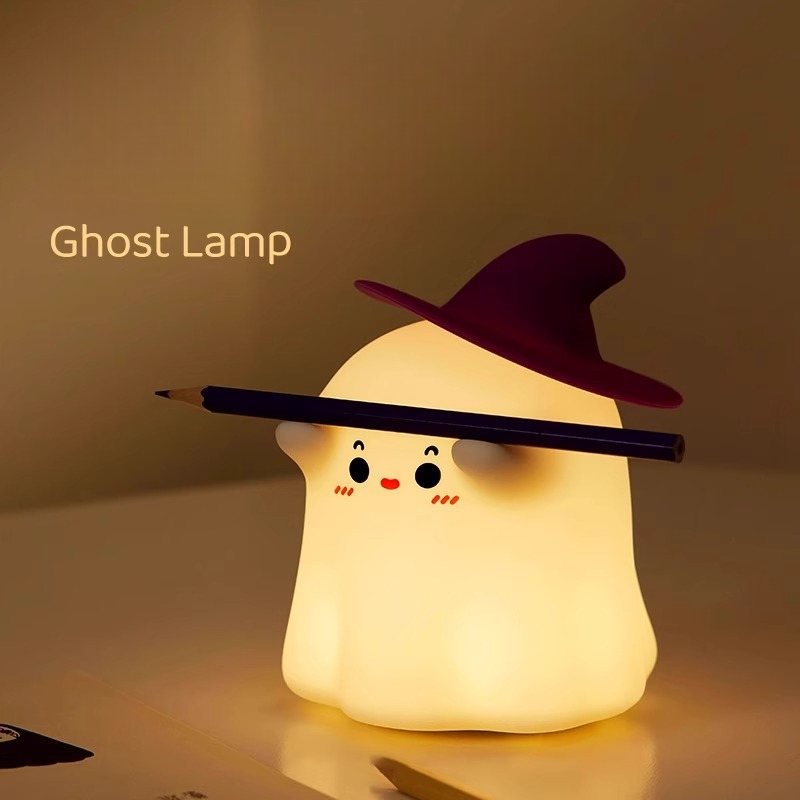 Pumpkin Pat Light Halloween Gift Creative Phone Holder Bedroom Atmosphere Sleep Night Light Cute Desktop Decoration - Get Photo Blanket
