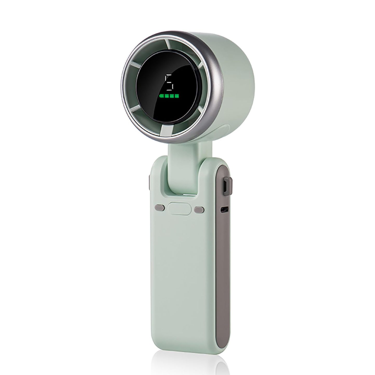 Turbos Portable USB Rechargeable Fan 5-Speed High-Power Mini Fan for Travel, Outdoor, and Everyday Use