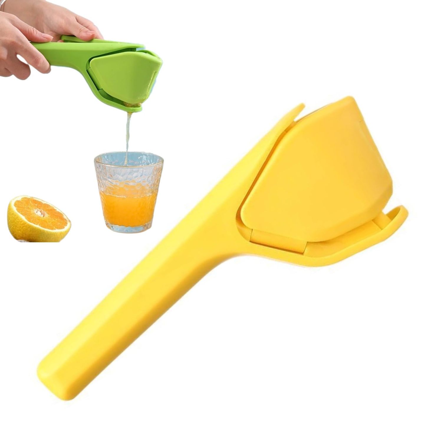 Foldable Handheld Lemon Squeezer Manual Citrus Juicer for Lemons, Limes & Oranges