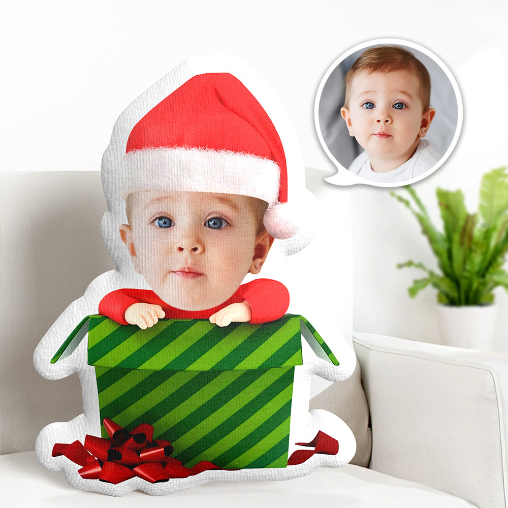Benutzerdefiniertes Kissen Gesicht Körperkissen Geschenkbox Jungenkissen Personalisiertes Foto Minime-kissen Weihnachtsgeschenk - MiniMe Pillow