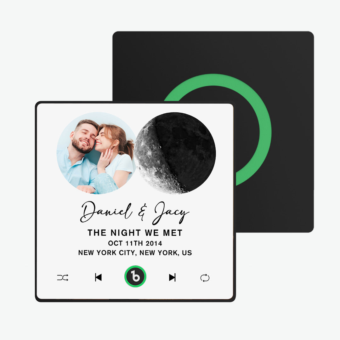 Neues 4.0-upgrade, Individueller Musik-kühlschrankmagnet, Mondphasen-stil, Kühlschrankmagnet, Geschenk Für Liebhaber - MiniMe Pillow