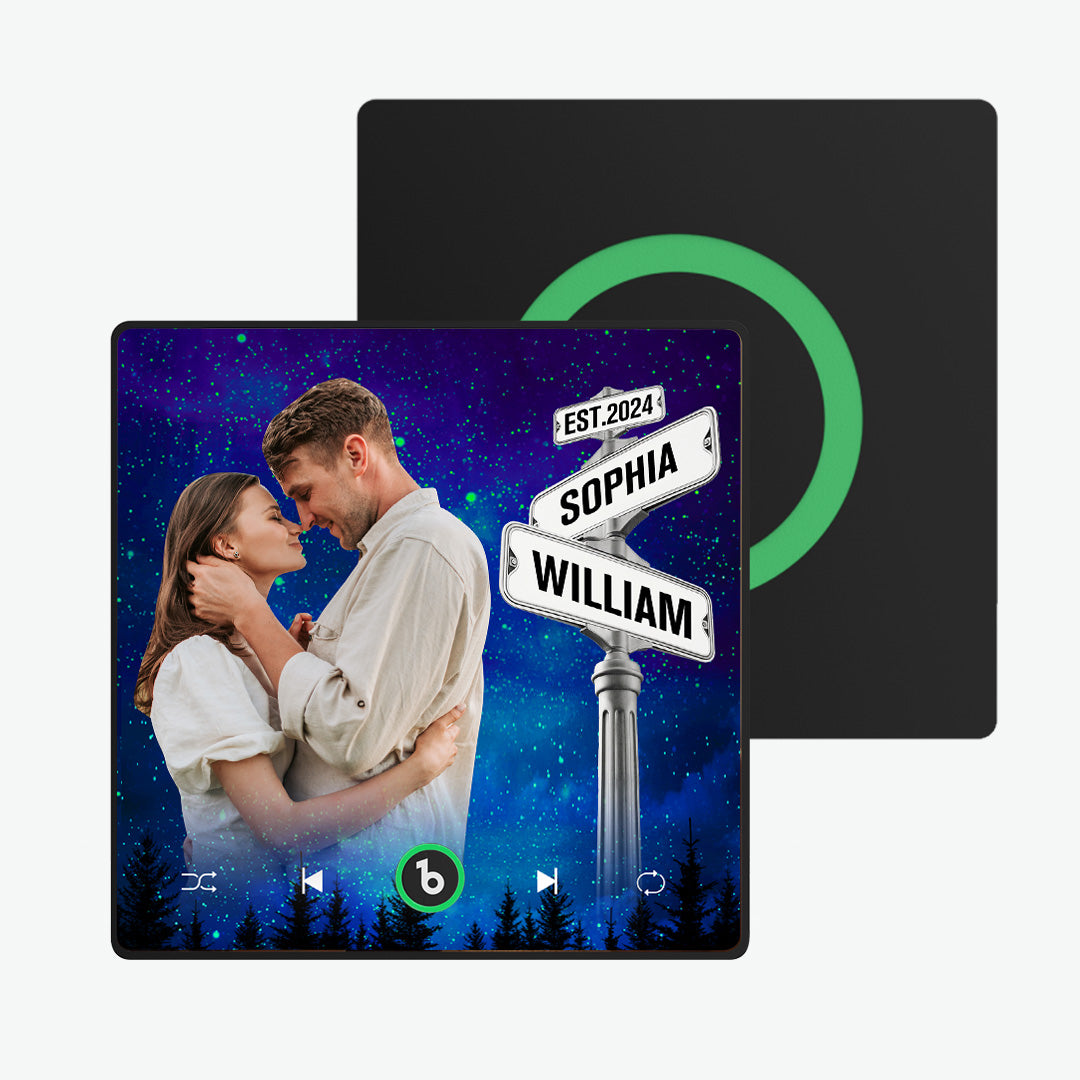 Neues 4.0-upgrade, Individueller Musik-kühlschrankmagnet, Straßenschild-stil, Kühlschrankmagnet, Geschenk Für Liebhaber - MiniMe Pillow