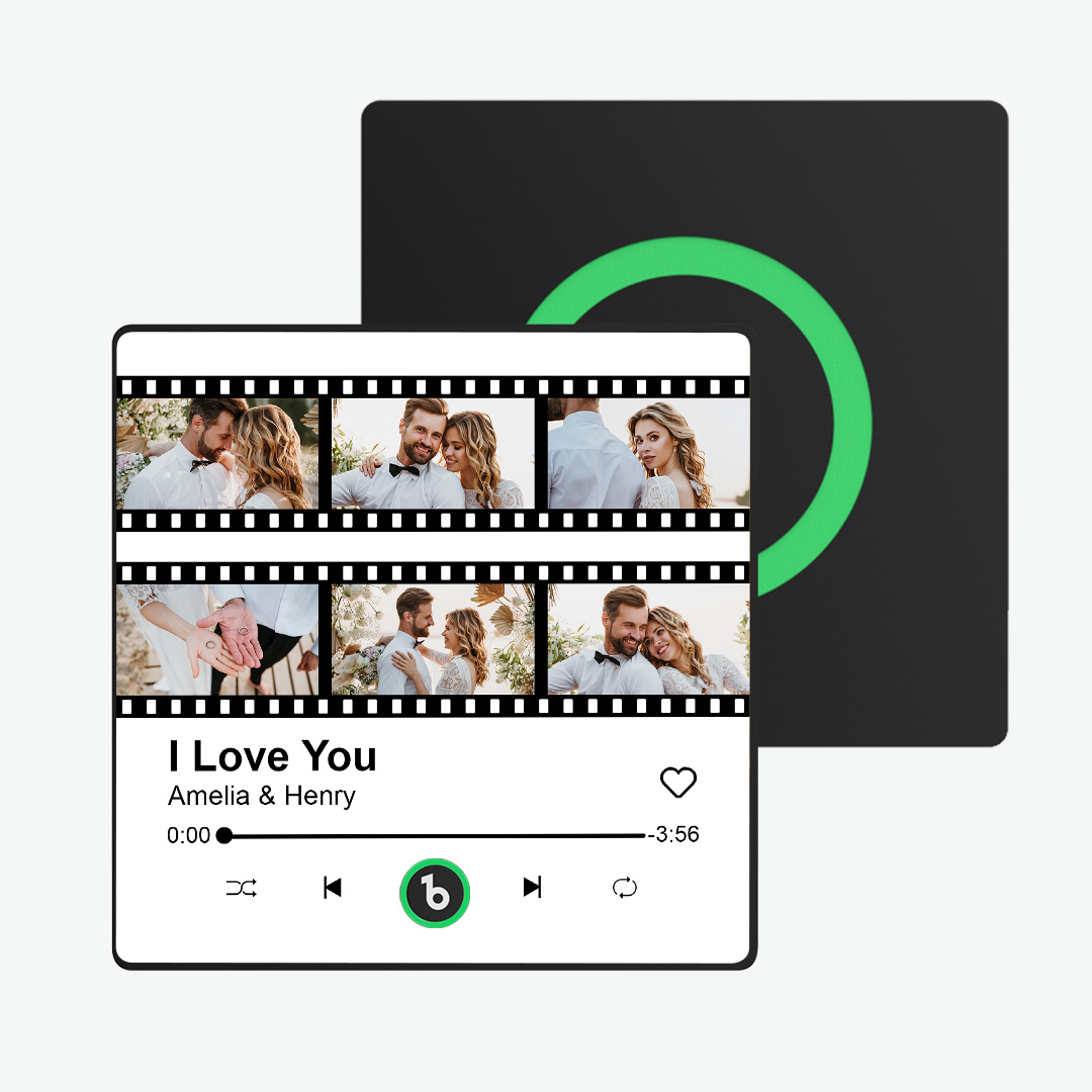 Kühlschrankmagnete Mit Benutzerdefiniertem Album Und Musik, Personalisierter Fotomagnet Im Filmstil Für Den Kühlschrank, Kann Lieder Abspielen, Anpassbare Bildermagnete, Erinnerungsliedmagnet, Hochzeitsgeschenk Zum Valentinstag - MiniMe Pillow