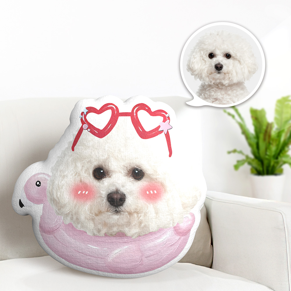 Personalisierter, Kuschelweicher Plüschfreund – Niedliches Kissen Mit Cartoon-motiv Zum Umarmen, Lächeln Und Für Freude - MiniMe Pillow