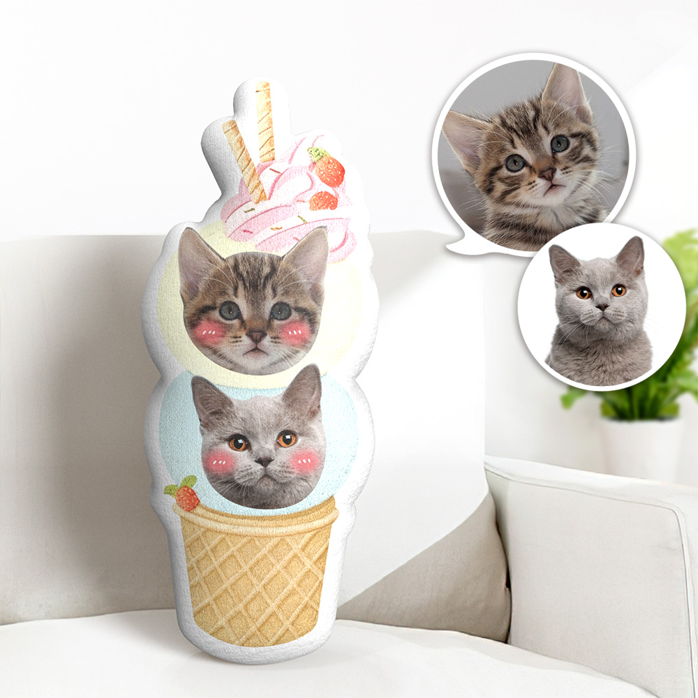 Personalisiertes, Einzigartiges Geschenk: Plüschkissen – Lustiges Tiermotivkissen Für Tierliebhaber - MiniMe Pillow