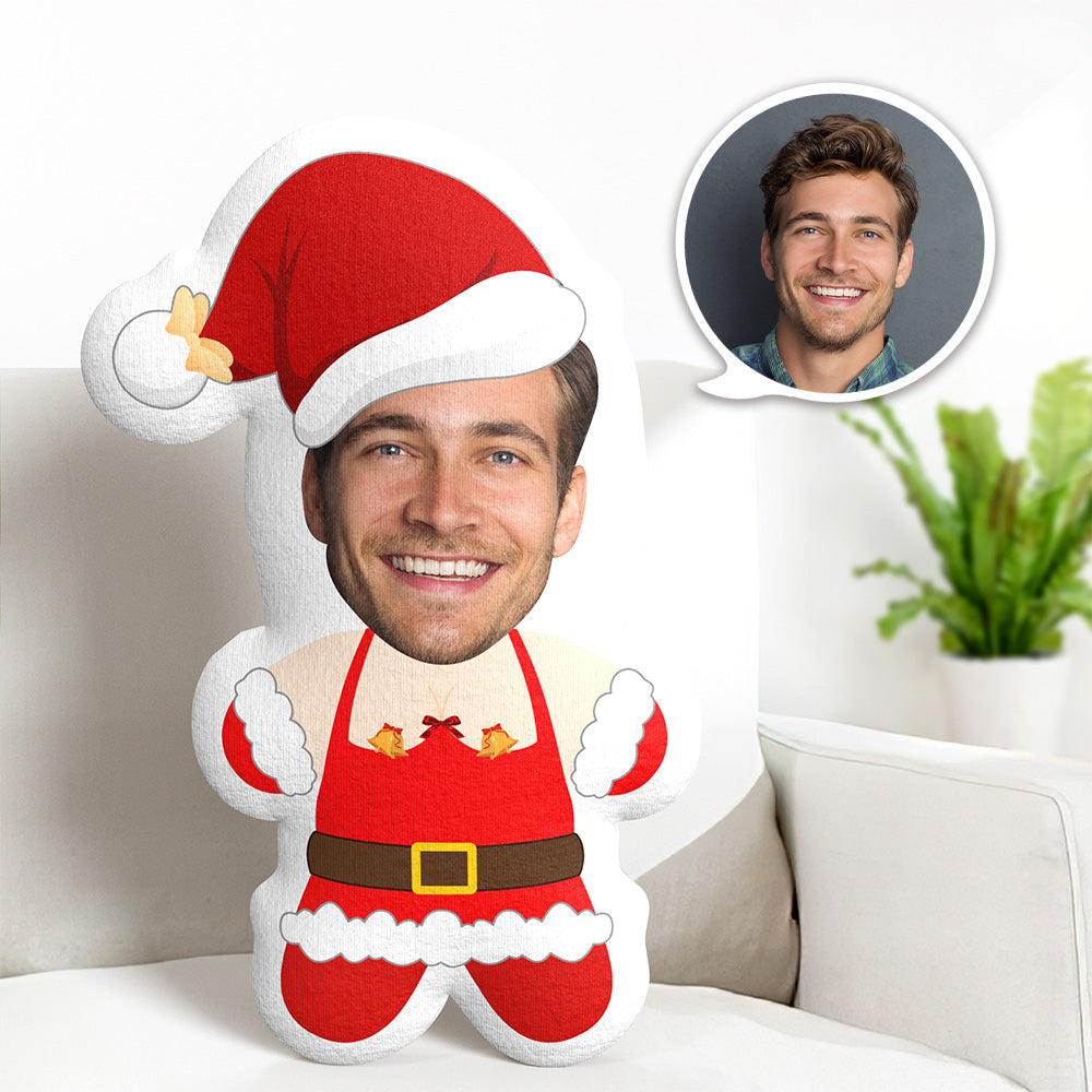 Benutzerdefiniertes Kissen Gesicht Körperkissen Sexy Mann Weihnachtskissen Personalisiertes Fotokissen Geschenk Minime Kissen - MiniMe Pillow