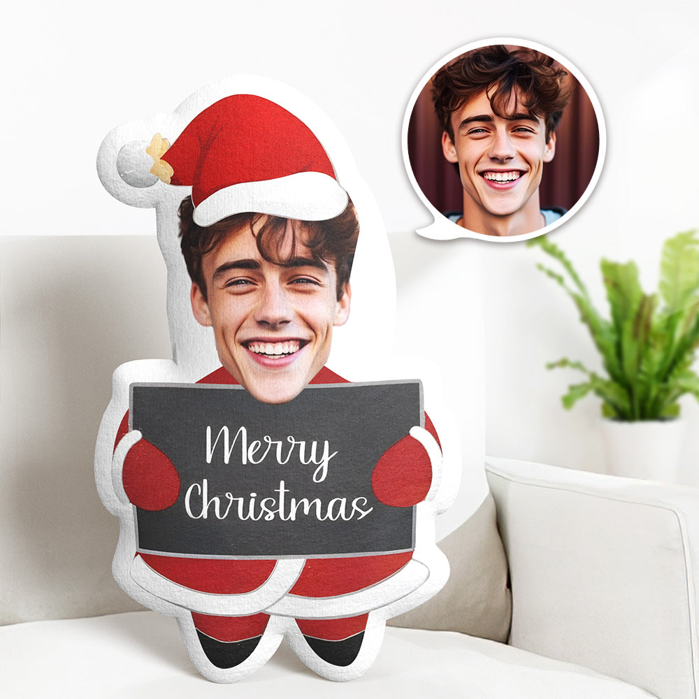 Benutzerdefinierte Kissen Gesicht Körper Kissen Weihnachten Ist Da Kissen Personalisierte Weihnachtsgeschenke - MiniMe Pillow
