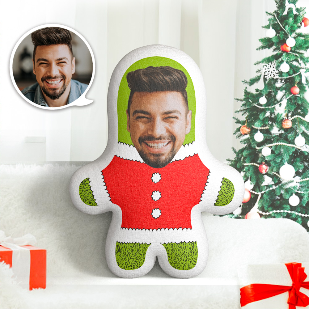 Benutzerdefinierte Gesicht Foto Kissen Weihnachten Minime Kissen Geschenke Für Freund - MiniMe Pillow