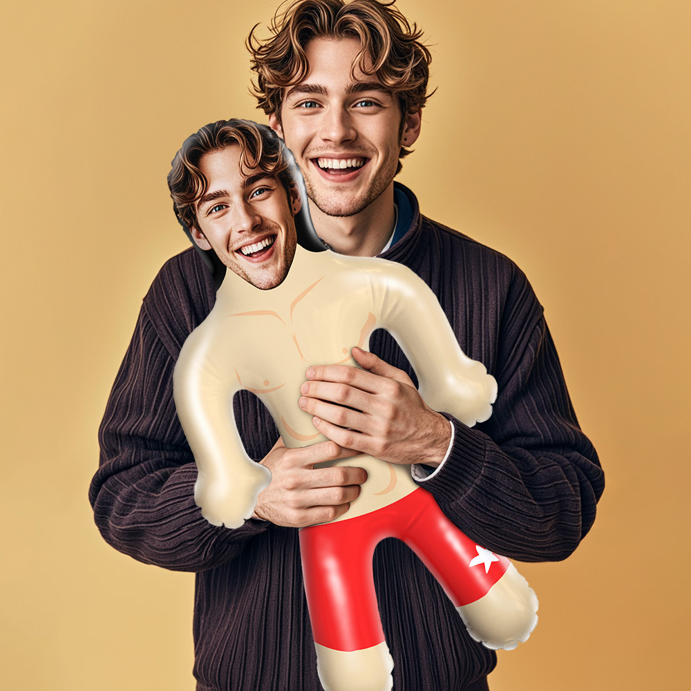 Benutzerdefinierte Aufblasbare Puppen, Lustiger Pool, Aufblasbarer Minime-ballon, Individuelle Gesichtsluft-minime Für Partygeschenke - MiniMe Pillow