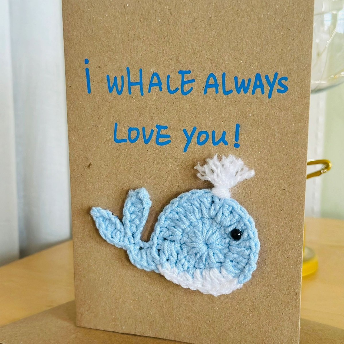Ich Liebe Dich Immer – Handgefertigte Häkelgrußkarte, 3d-strickkarte - MiniMe Pillow