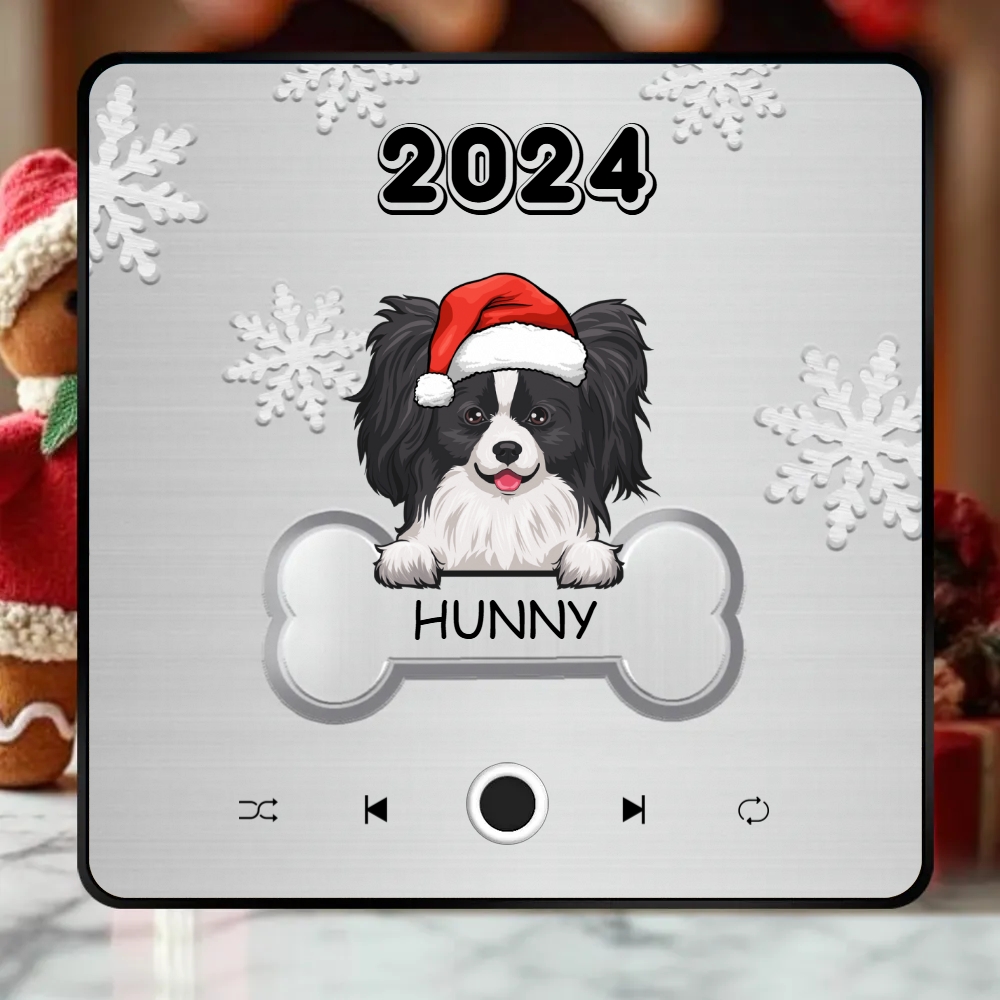 Aimant De Réfrigérateur De Musique Personnalisé Chien De Compagnie Personnalisé Joyeux Noël Aimants De Musique Personnalisés Peuvent Jouer Des Chansons Cadeau De Noël Cadeaux Pour Les Amoureux Des Animaux De Compagnie - MiniMe Pillow