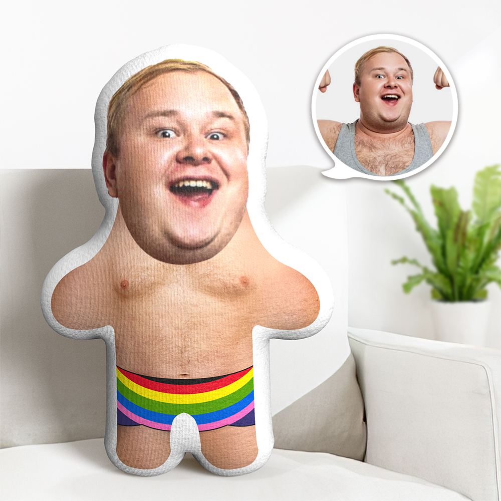 Coussin Personnalisé Minime Avec Anneau En Caoutchouc Et Photo Personnalisée - MiniMe Pillow