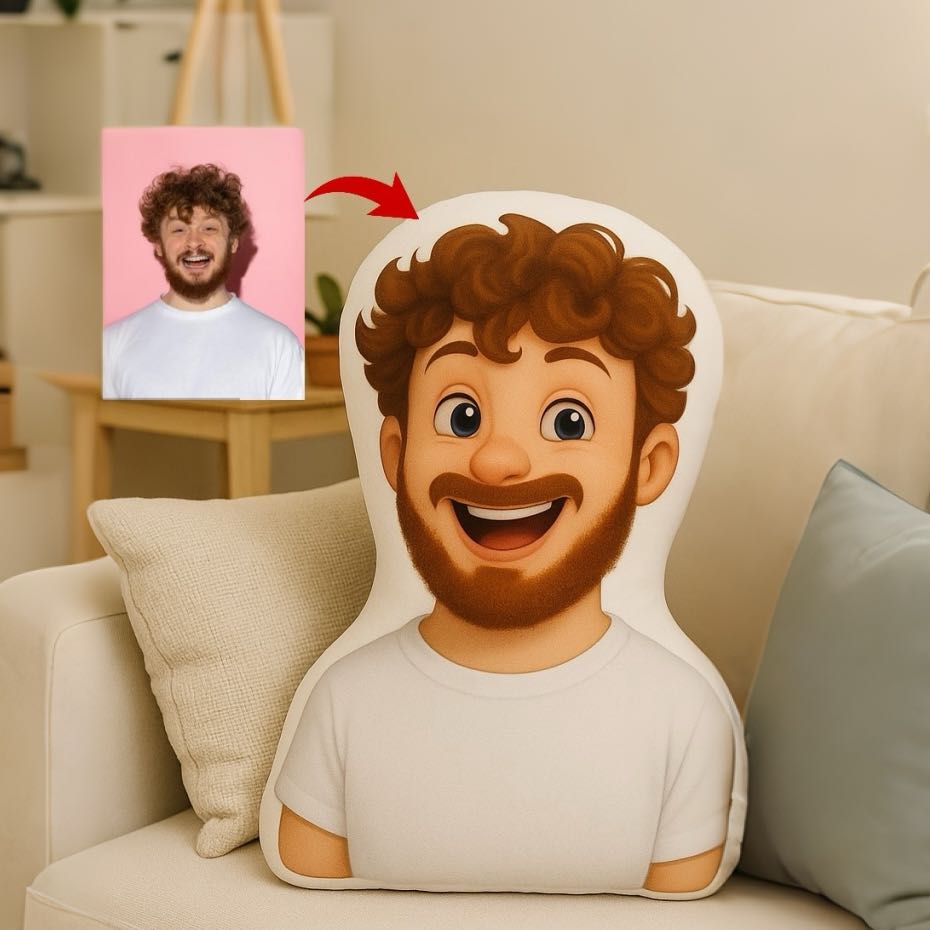 Coussin De Corps Personnalisé En 3d, Motif Dessin Animé, Décoration D'intérieur, Cadeau