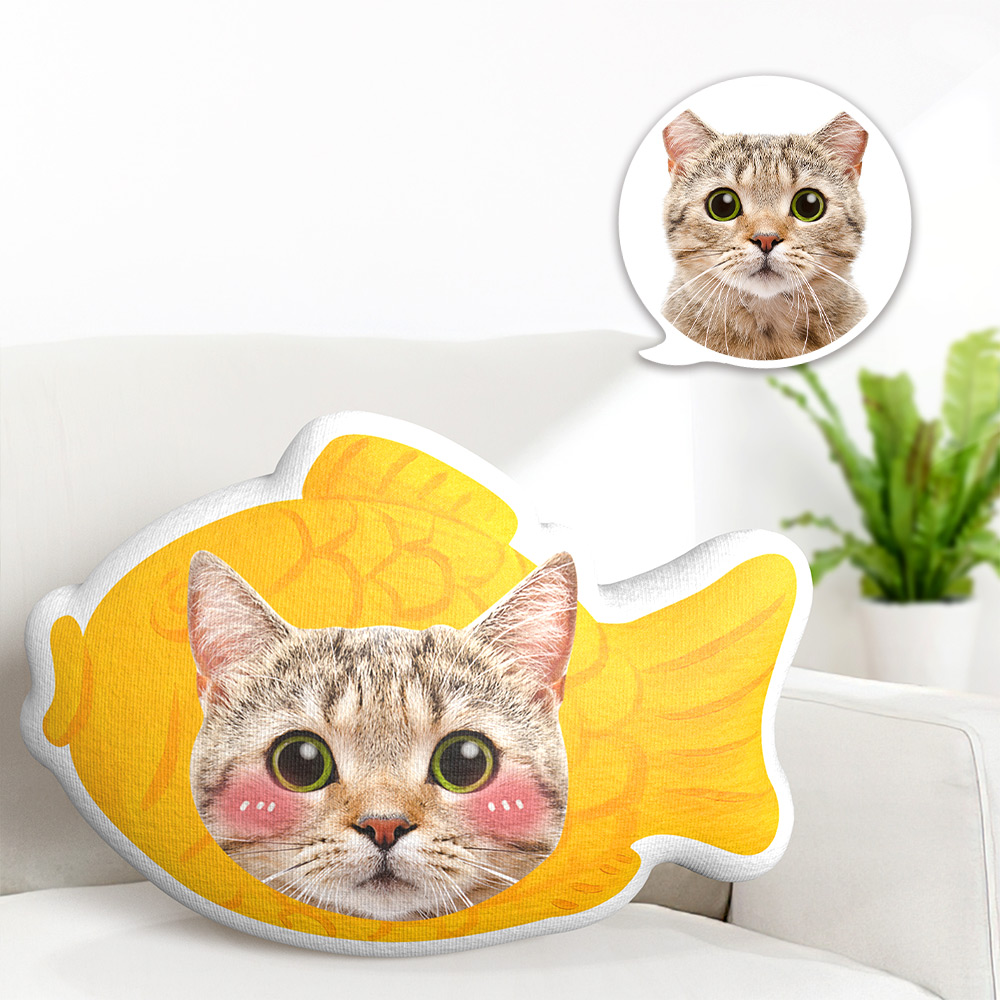 Coussin Câlin Kawaii Poisson Anime - Cadeaux Uniques Pour Les Amoureux Des Chats Et Les Collectionneurs De Coussins
