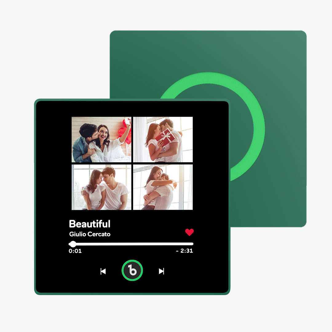 Aimant De Réfrigérateur De Musique Personnalisé Avec Cadre Coloré, Aimant De Réfrigérateur D'album Personnalisé Qui Peut Être Joué, Cadeau Unique Pour Couple - MiniMe Pillow