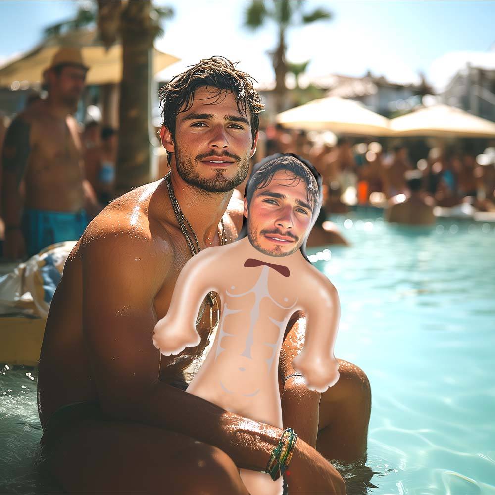 Poupées Gonflables Personnalisées Pour Marié, Visage Imprimé Drôle, Cadeau De Fête D'enterrement De Vie De Jeune Fille Pour La Mariée - MiniMe Pillow