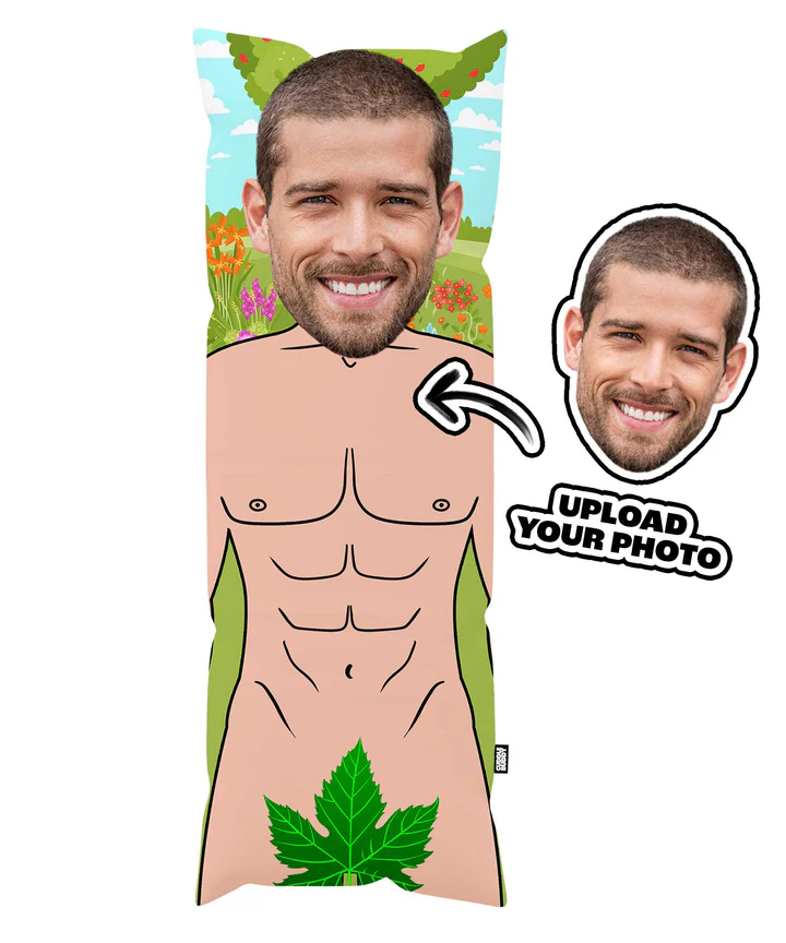 Oreiller De Corps Personnalisé, Drôle Et À Moitié Nu, Cadeau Amusant Pour Elle - MiniMe Pillow