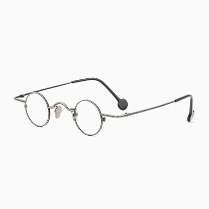 Eterlens 時の円環コレクション|  教授メガネ | おしゃれな小さめラウンドフレーム |  │ブルーライトカット | レトロ風メガネ