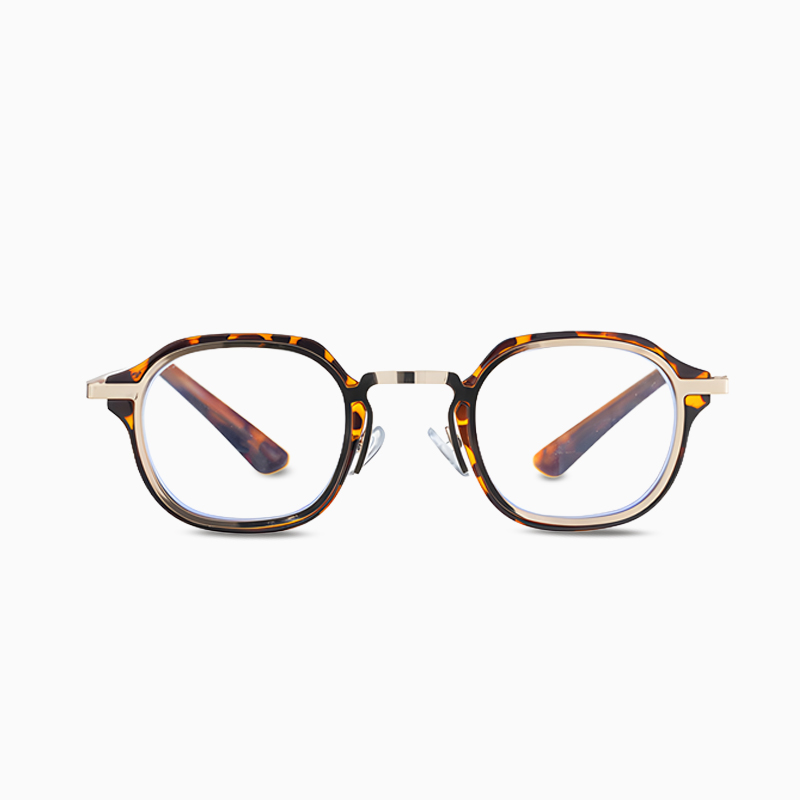 Eterlens レトロ風ラウンドフレームブルーライトカットメガネ-Eterlens