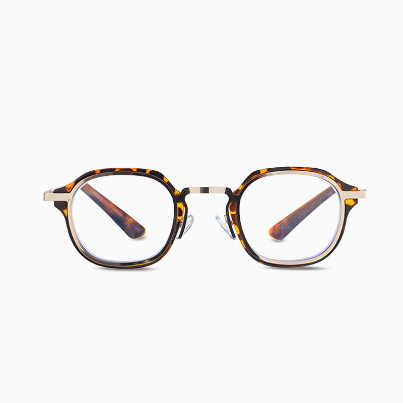 Eterlens レトロ風ラウンドフレームブルーライトカットメガネ-Eterlens