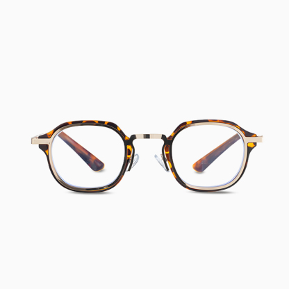 Eterlens レトロ風ラウンドフレームブルーライトカットメガネ-Eterlens