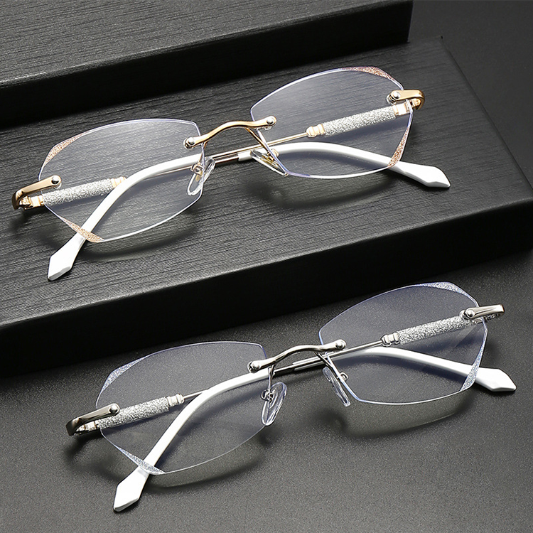 Eterlens 『Diadème』- ディアデム | 縁無しブルーライトブルーライトメガネ - 商品画像 4/11 (Rimless RxReady)