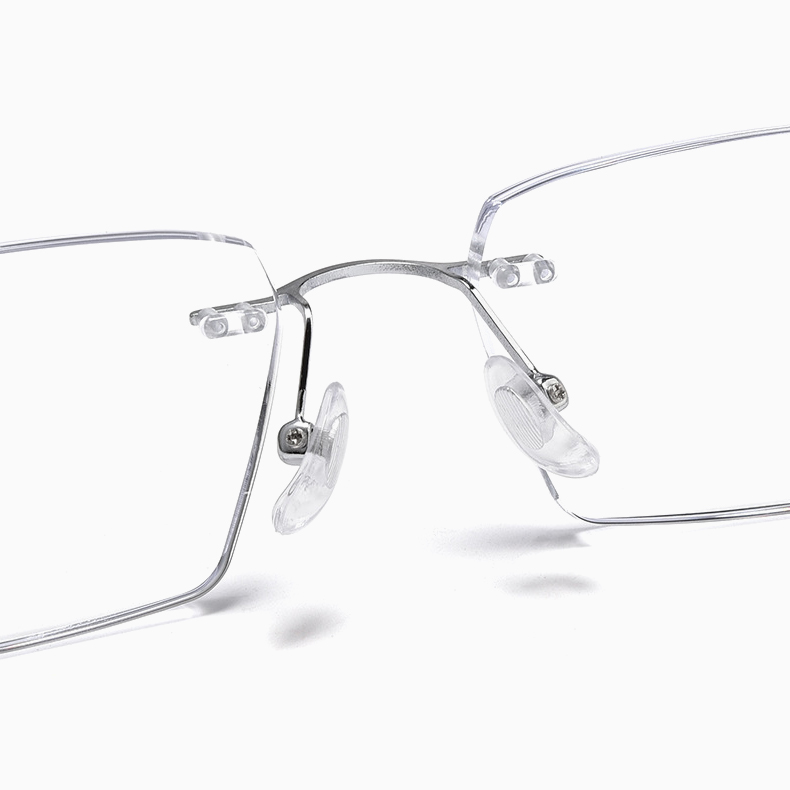 Eterlens 15g ミニマリストフレームレスブルーライトカット老眼鏡 | 軽量で目にやさしい・快適な読書をサポート | オフィスやレジャーに欠かせない