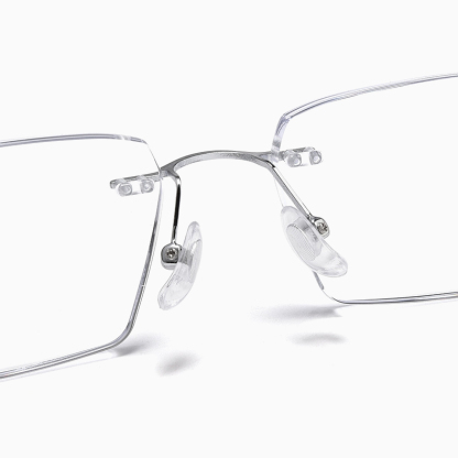 Eterlens 15g ミニマリストフレームレスブルーライトカット老眼鏡 | 軽量で目にやさしい・快適な読書をサポート | オフィスやレジャーに欠かせない