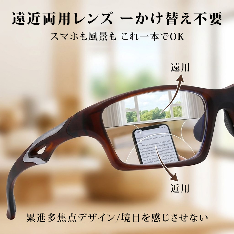 【全方位カスタムフィット】Eterlens 高機能アイウェア【モジュラス】| あなたの顔に完璧に適合するシステム | 遠近・調光レンズ搭載 | TR90超軽量ブルーライトカットスポーツリーディンググラス