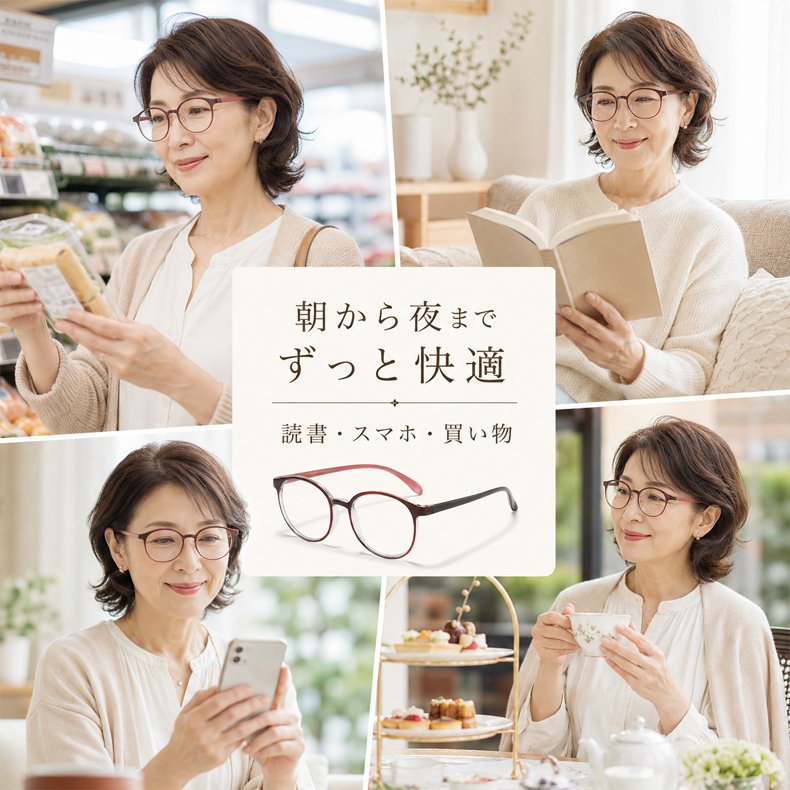 [Copy]超軽量ブルーライトカット若見え老眼鏡 | Boston BlueGuard | Eterlens