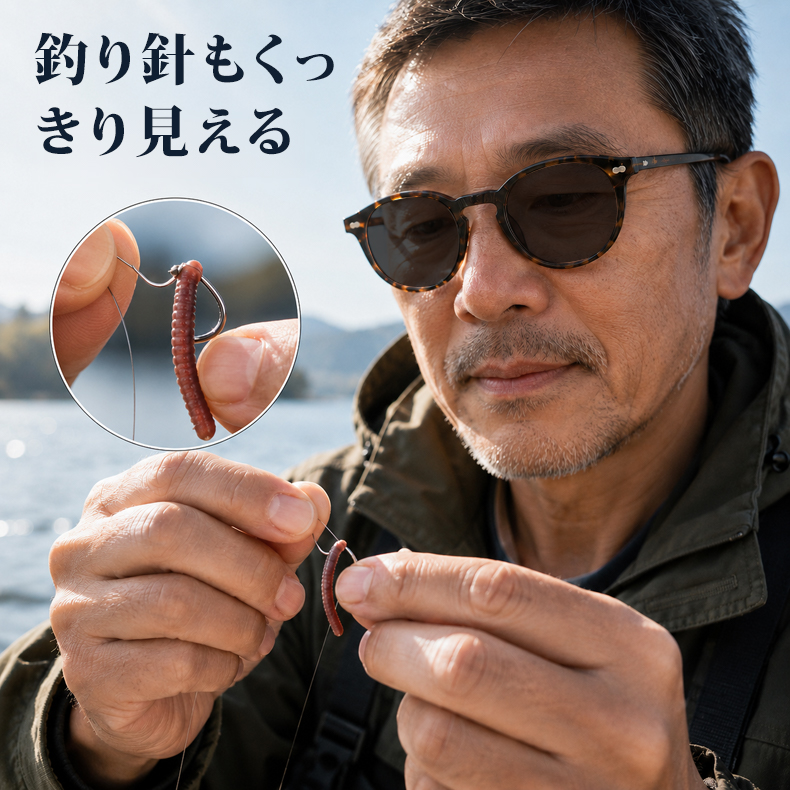 【1本3役】Eterlens | クラシックとモダンが調和するボストンフレーム|遠近両用・調光レンズ搭載|街歩きから釣りまで活躍 商品画像 19