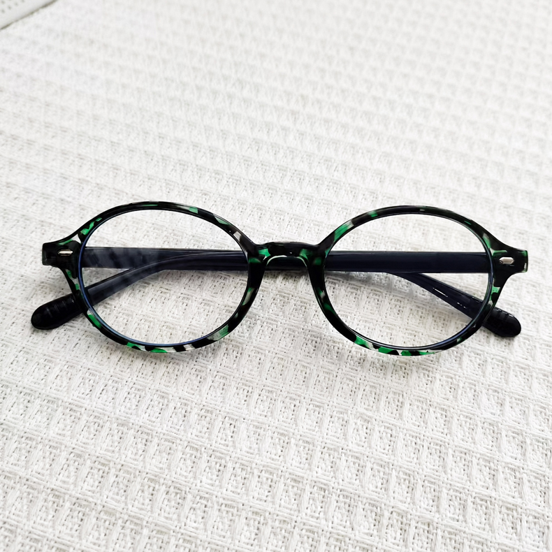 【小顔効果・レトロ可愛い】Eterlens 老眼鏡 おしゃれ 丸メガネ ｜ べっこう柄超軽量ラウンドフレーム ｜ ブルーライトカット・大人女性向け 商品画像 13