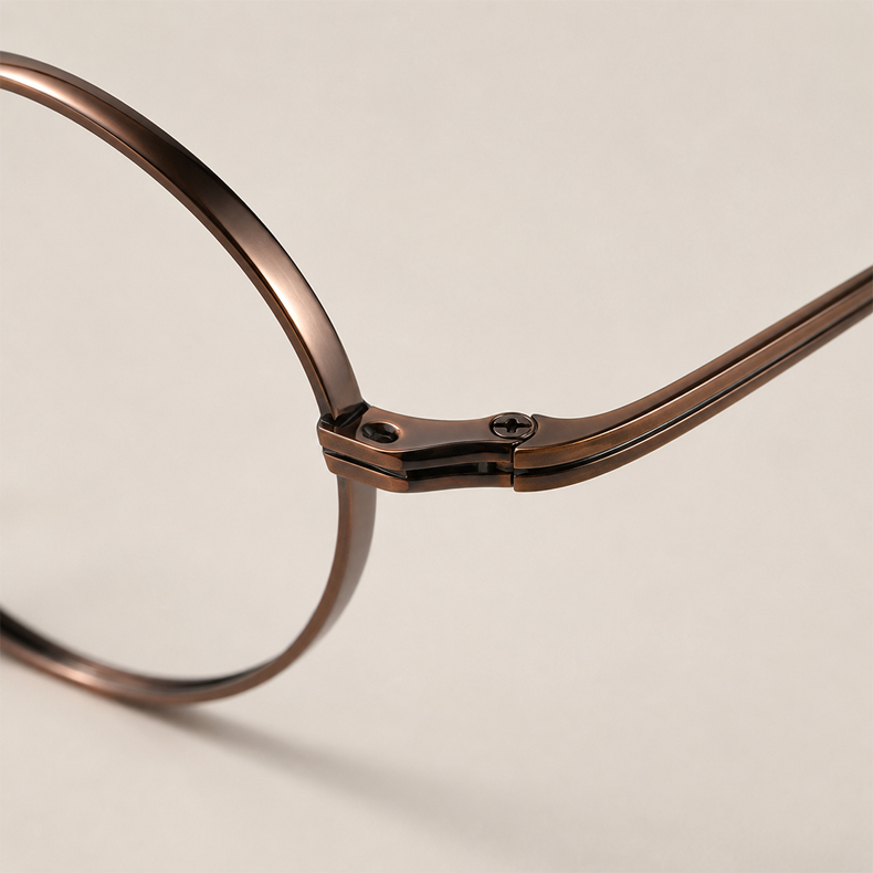 Eterlens KL 時の円環コレクション『刻』｜8.8g 超軽量のチタン製レトロラウンドメガネ｜度付き可能｜匠の技が光る一本 商品画像 16