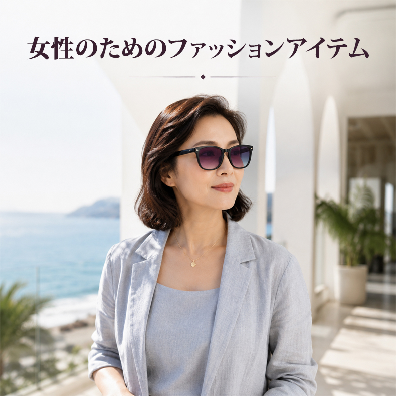 【老眼鏡・サングラスの2in1 】多焦点偏光メガネ｜遠近両用・紫外線対策｜Eterlens